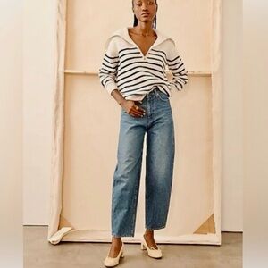 J Crew Peggy tapered leg high rise Jean 27